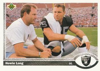 Howie Long Los Angeles Raiders 1991 Upper Deck NFL #289